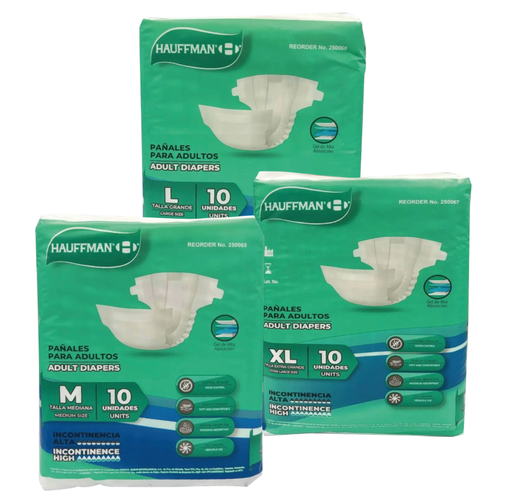 Nueva Linea de Pañales para Adultos Hauffman