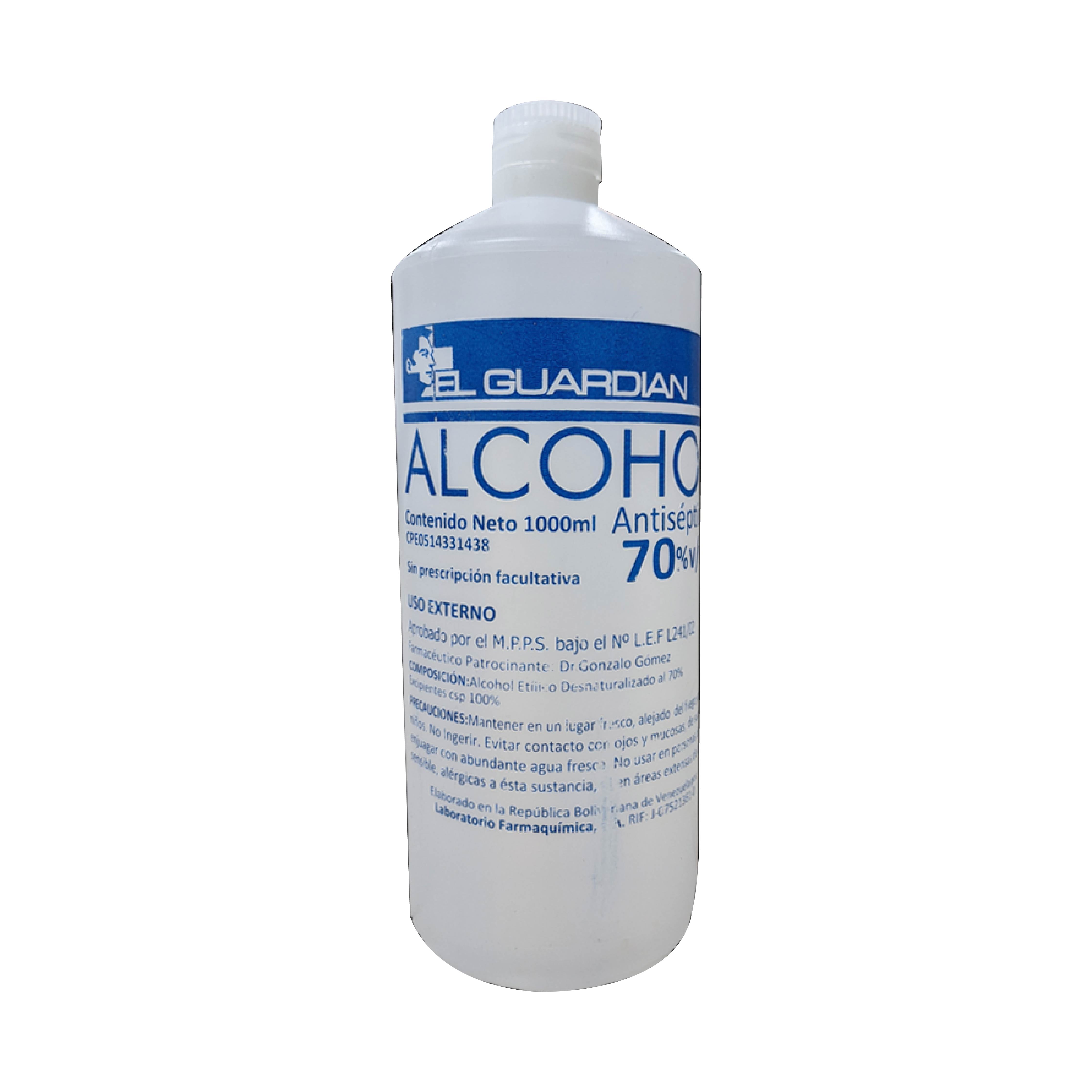 Alcohol Antiséptico al 70%