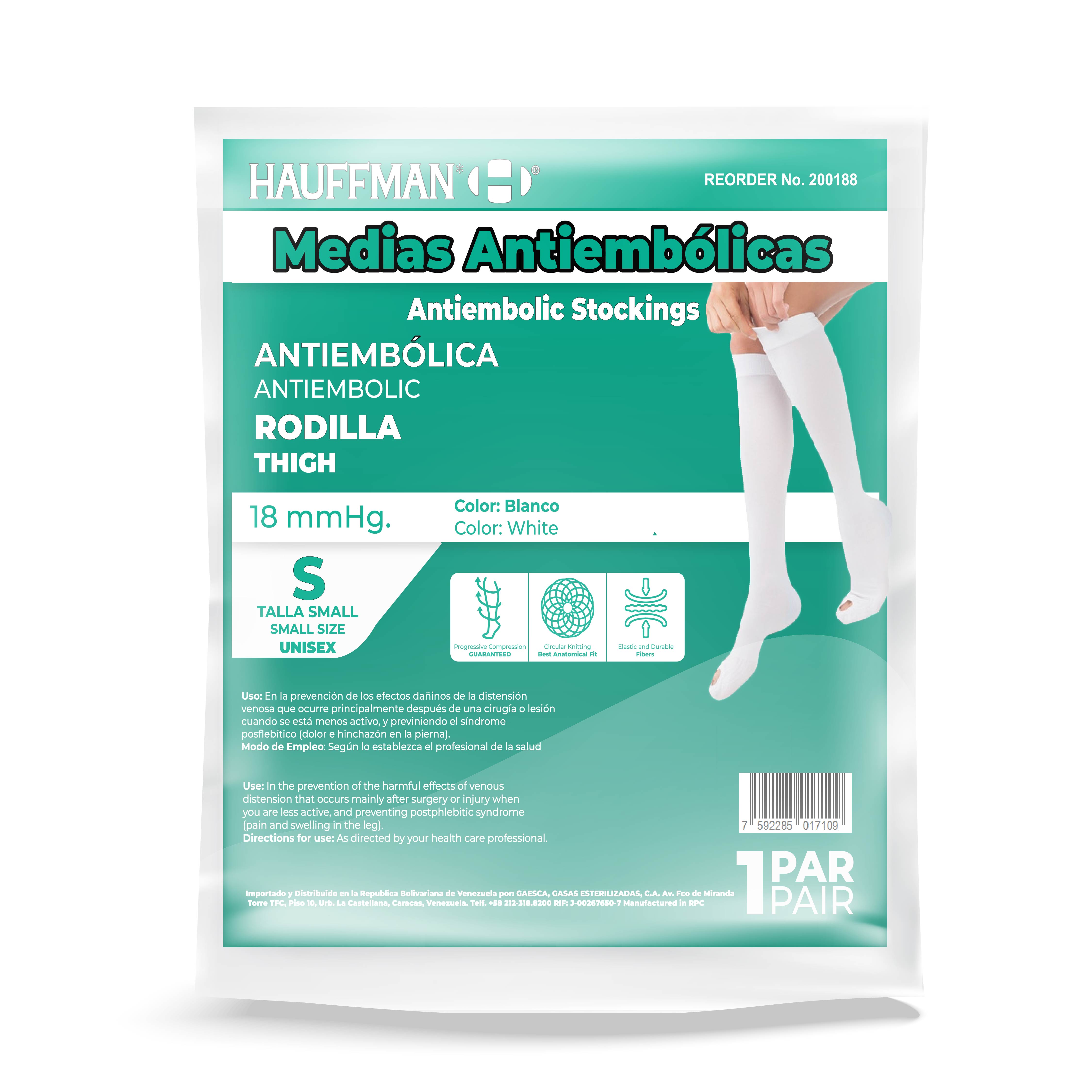 Medias Antiembólicas Hasta la Rodilla Punta Abierta 