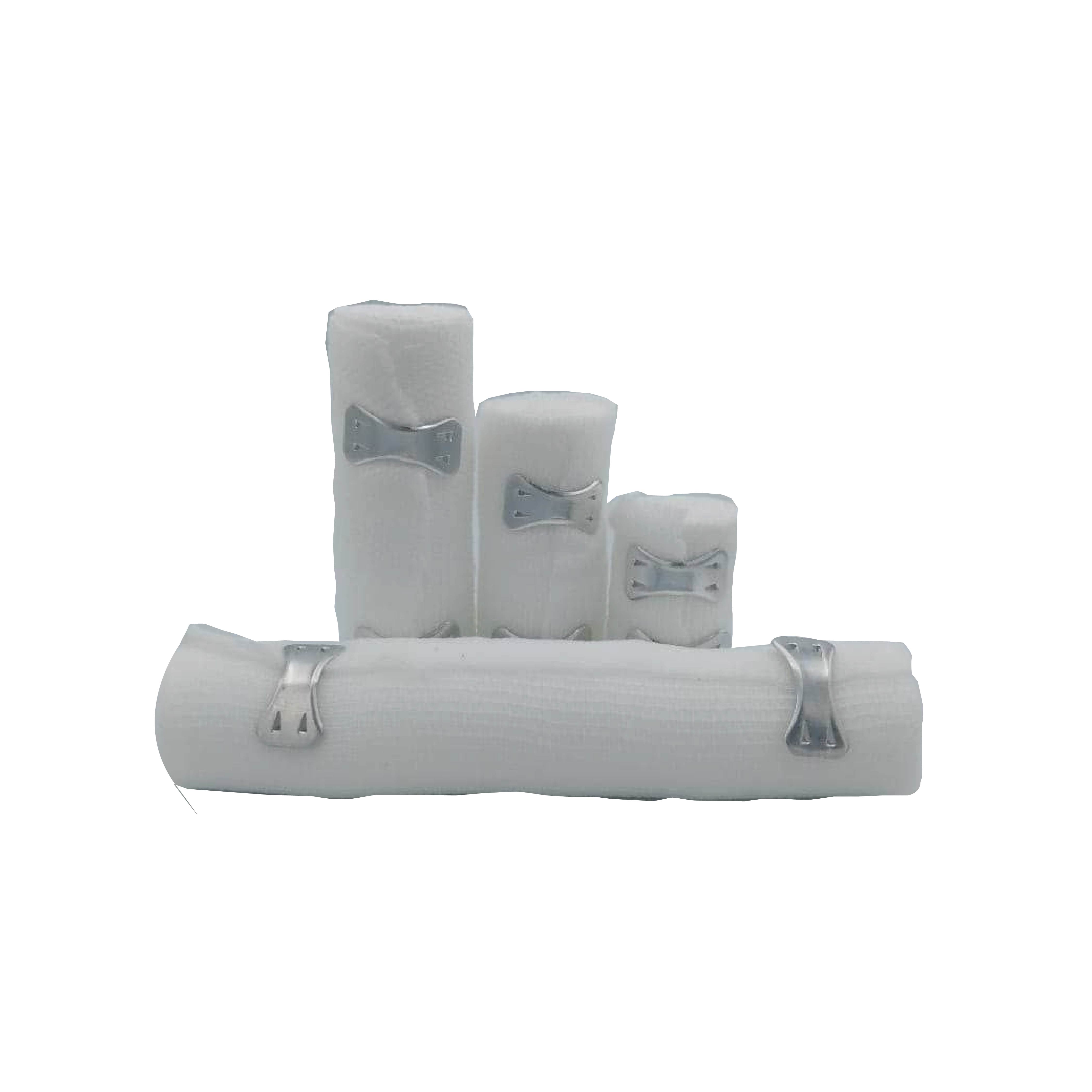 Venda de Alta Elasticidad con 2 Clips Color Blanco