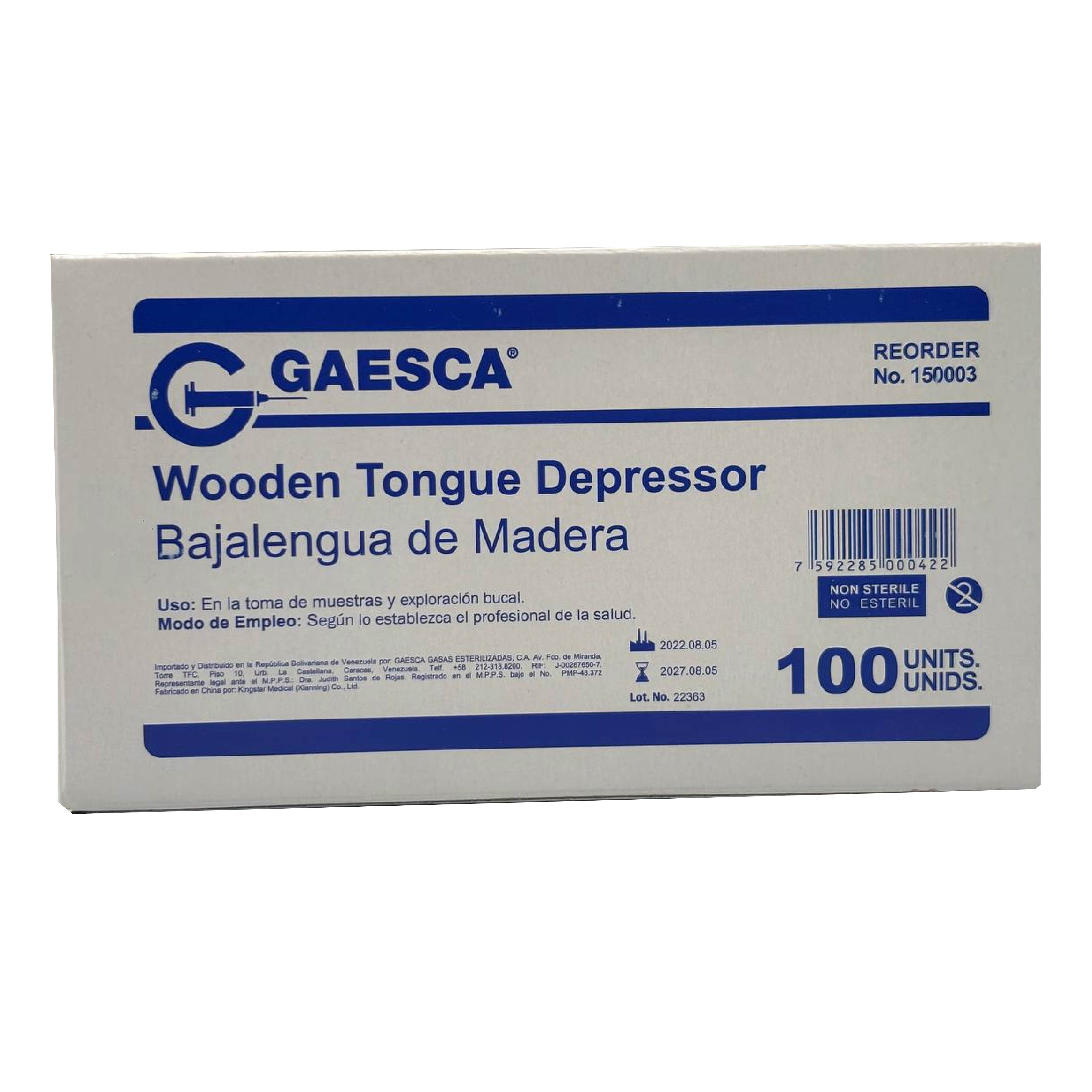 Bajalengua de Madera