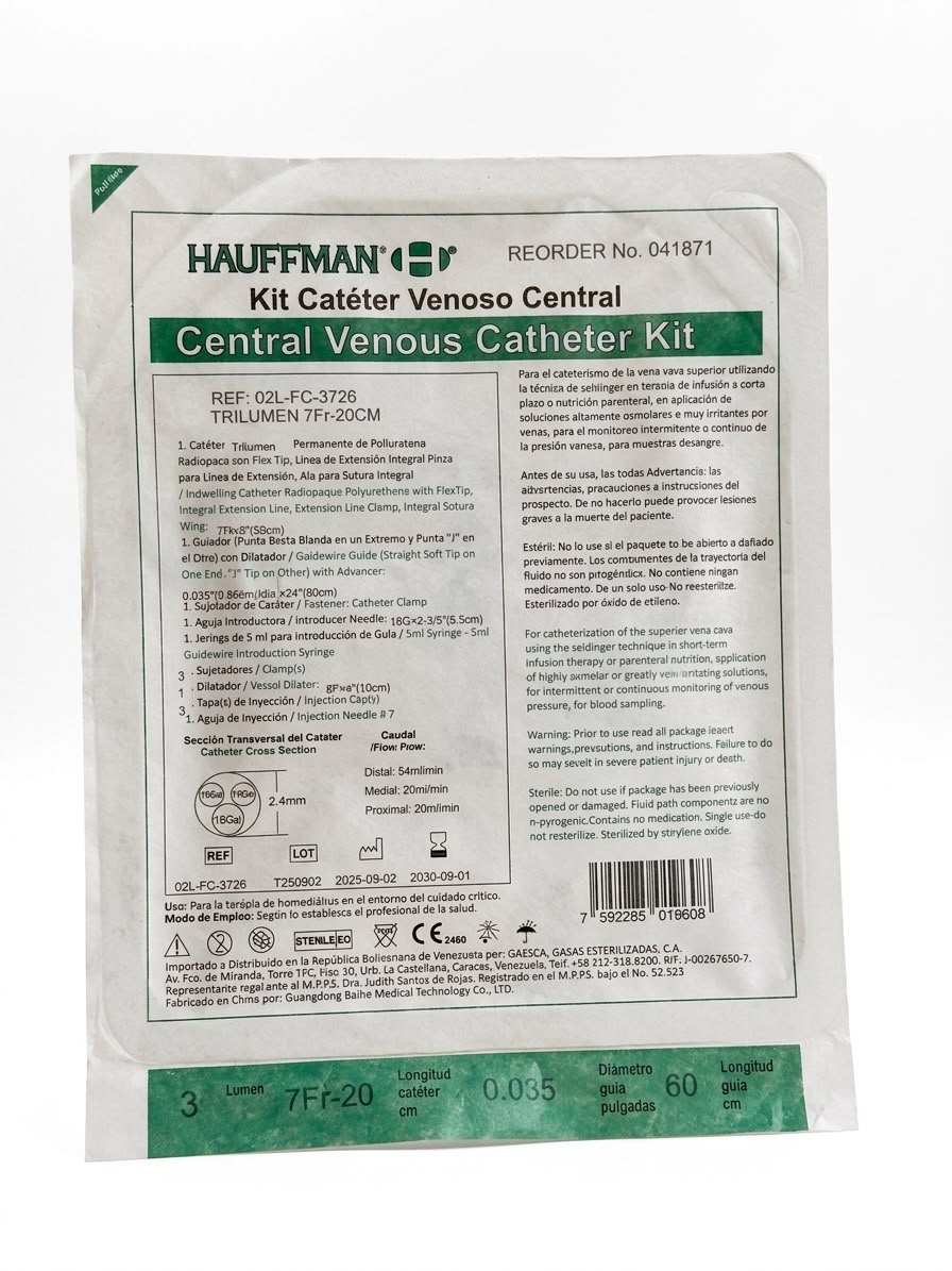 Kit Catéter Venoso Central