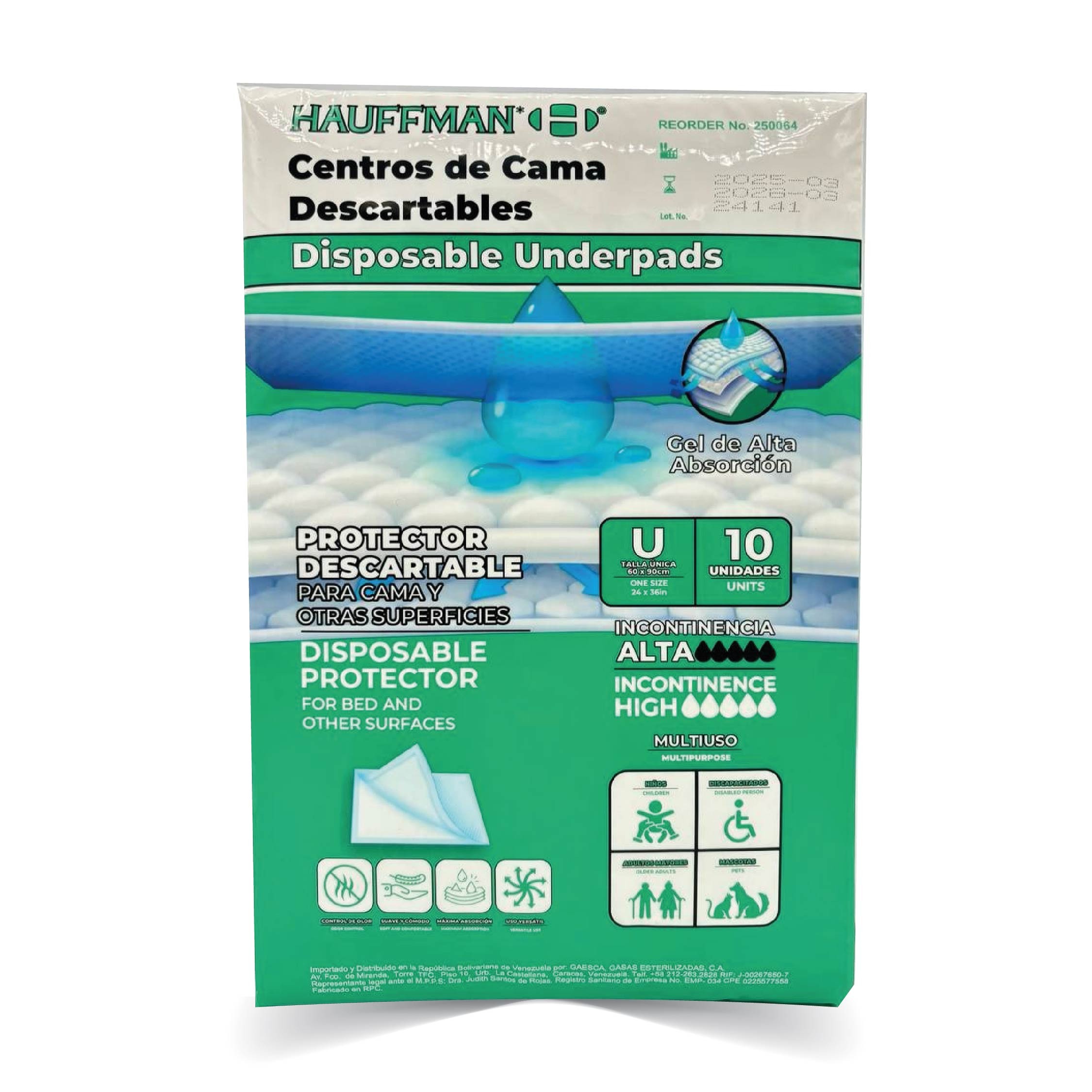 Centro de Cama Super Absorbentes