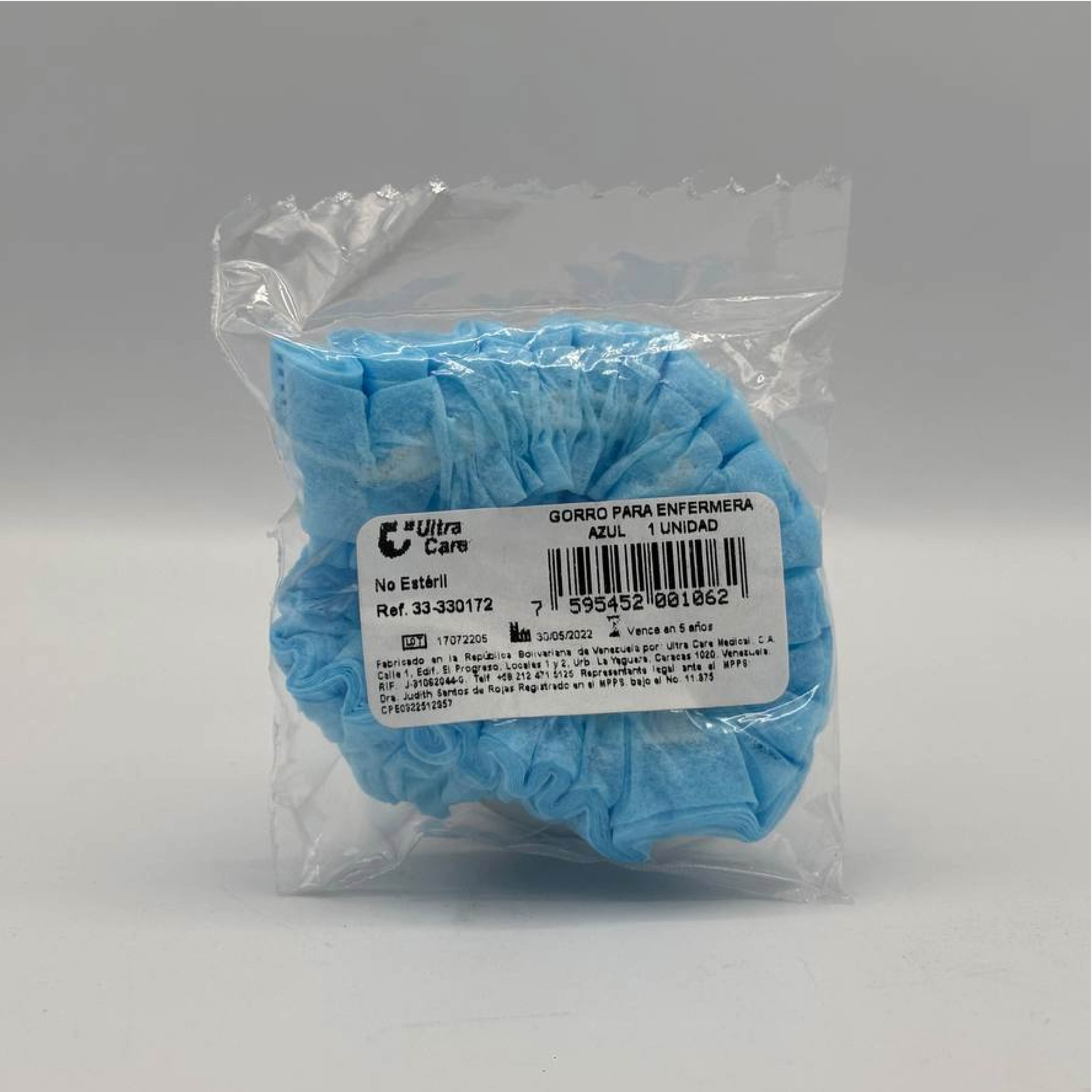 Gorro para Enfermera Azul (Estándar)